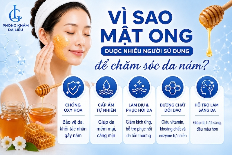 cách trị nám da bằng mật ong tại nhà