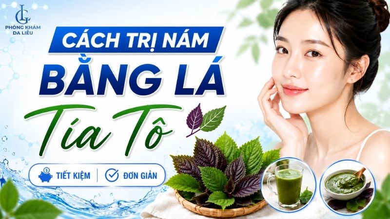 Cách trị nám bằng lá tía tô