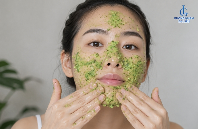 dùng mặt nạ khổ qua trị nám da mặt