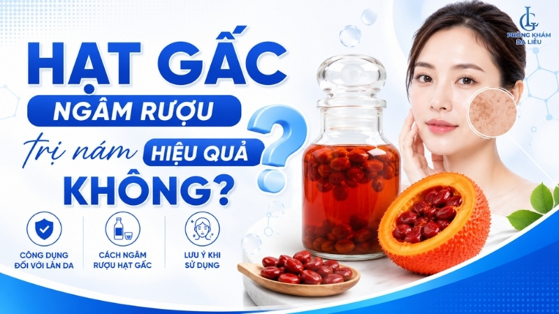 hạt gấc trị nám tại nhà