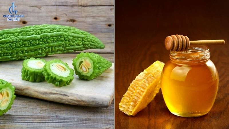 Mặt nạ mướp đắng trị nám và mật ong