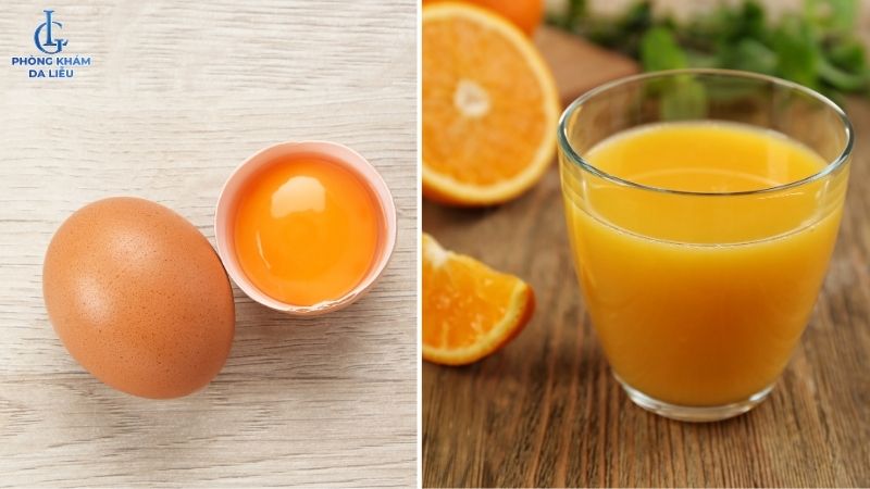 Mặt nạ lòng đỏ trứng gà trị nám