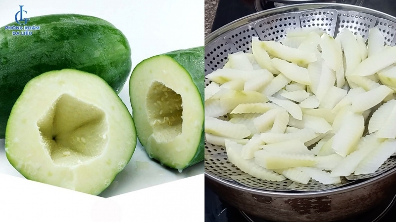sử dụng đu đủ xanh còn tươi trị nám