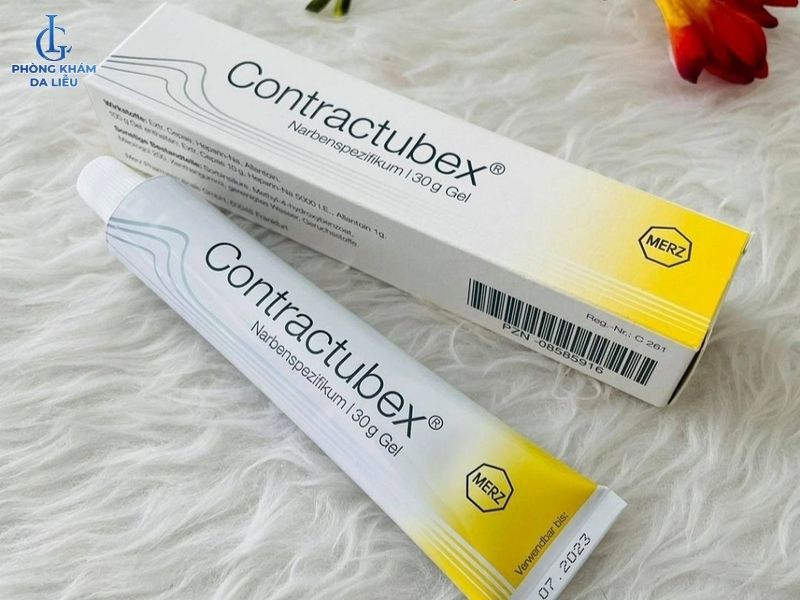 Thuốc trị sẹo rỗ Contractubex từ Đức