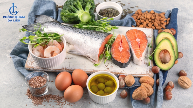 ăn omega 3 để hết sẹo rỗ