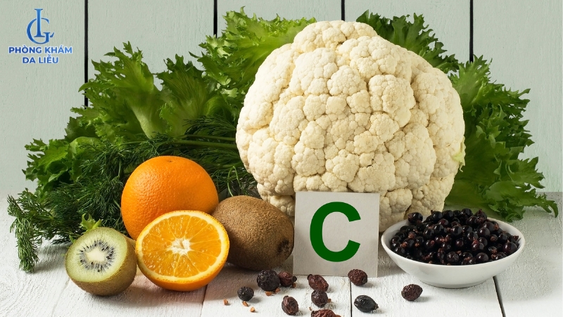 ăn vitamin c để hết sẹo rỗ