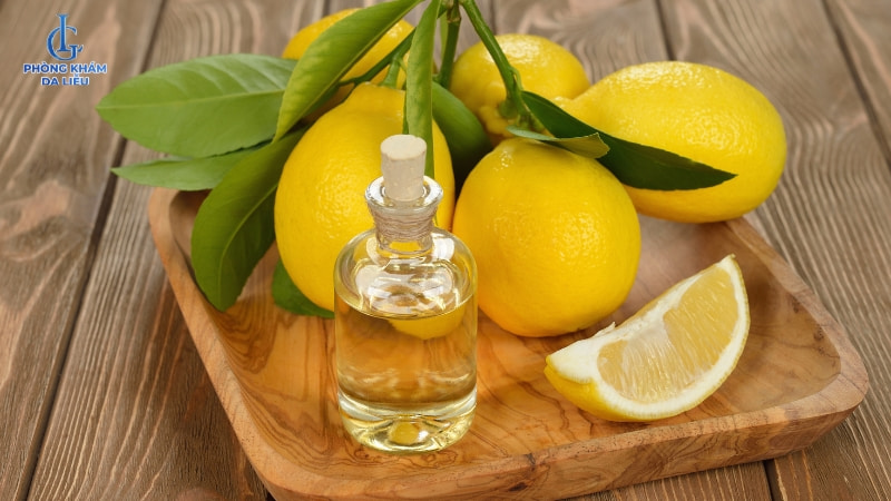 trị sẹo lõm bằng chanh và dầu olive