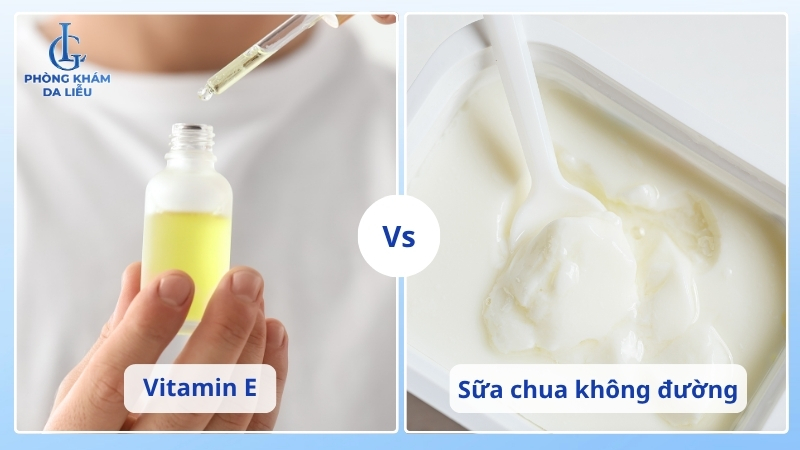 vitamin E và sữa chua không đường