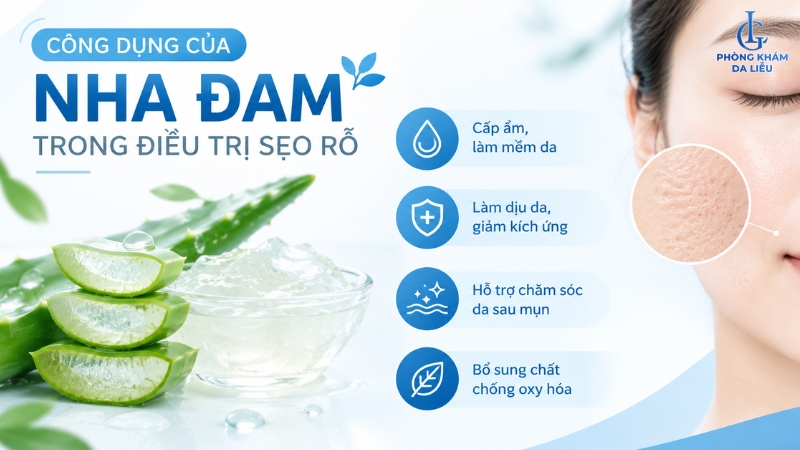 nha đam trị sẹo rỗ