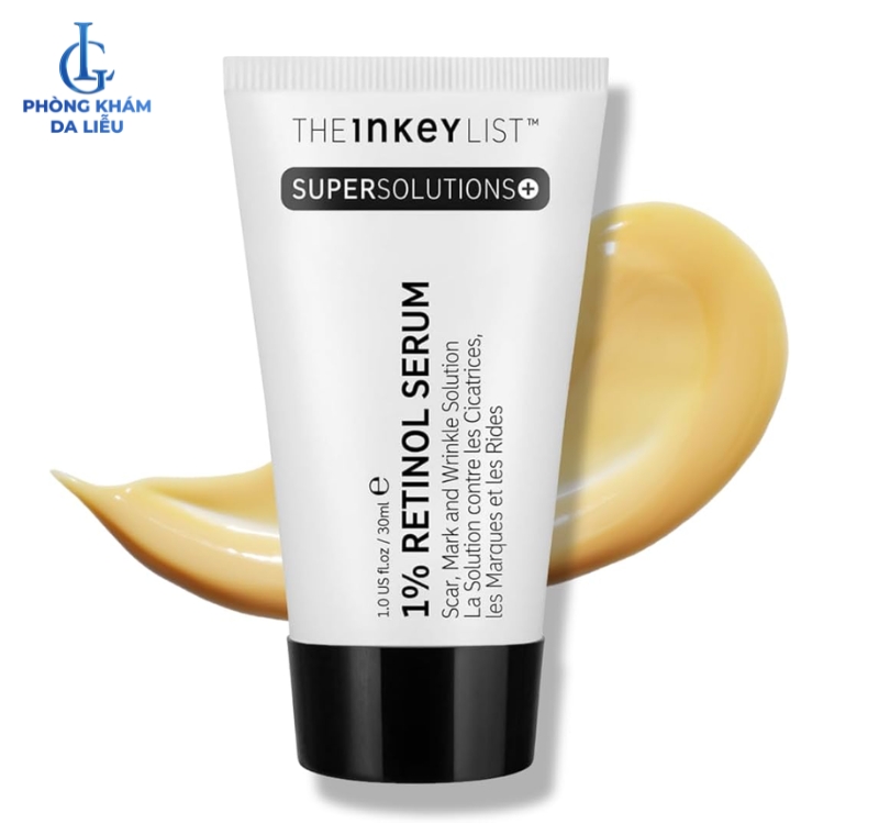 serum trị sẹo rỗ lâu năm The INKEY List Scar, Mark and Wrinkle Solution 1% Retinol